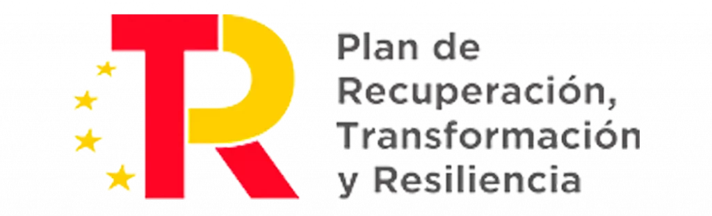Logotipo Plan de Recuperación, transformación y resilencia
